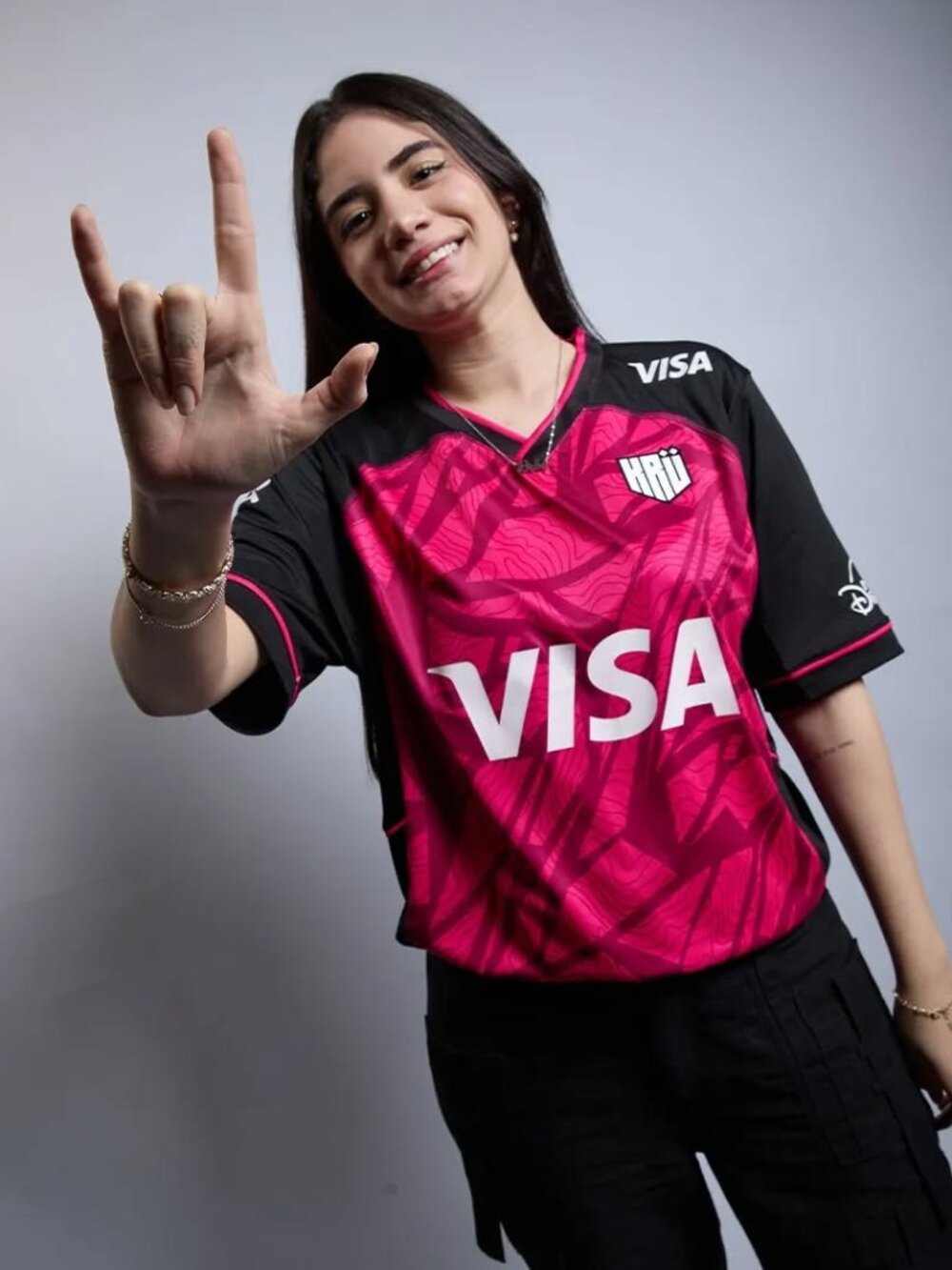 3/$188❤️as new KRU KRÜ Esports 2024-25 pink jersey Argentina camisa oficial